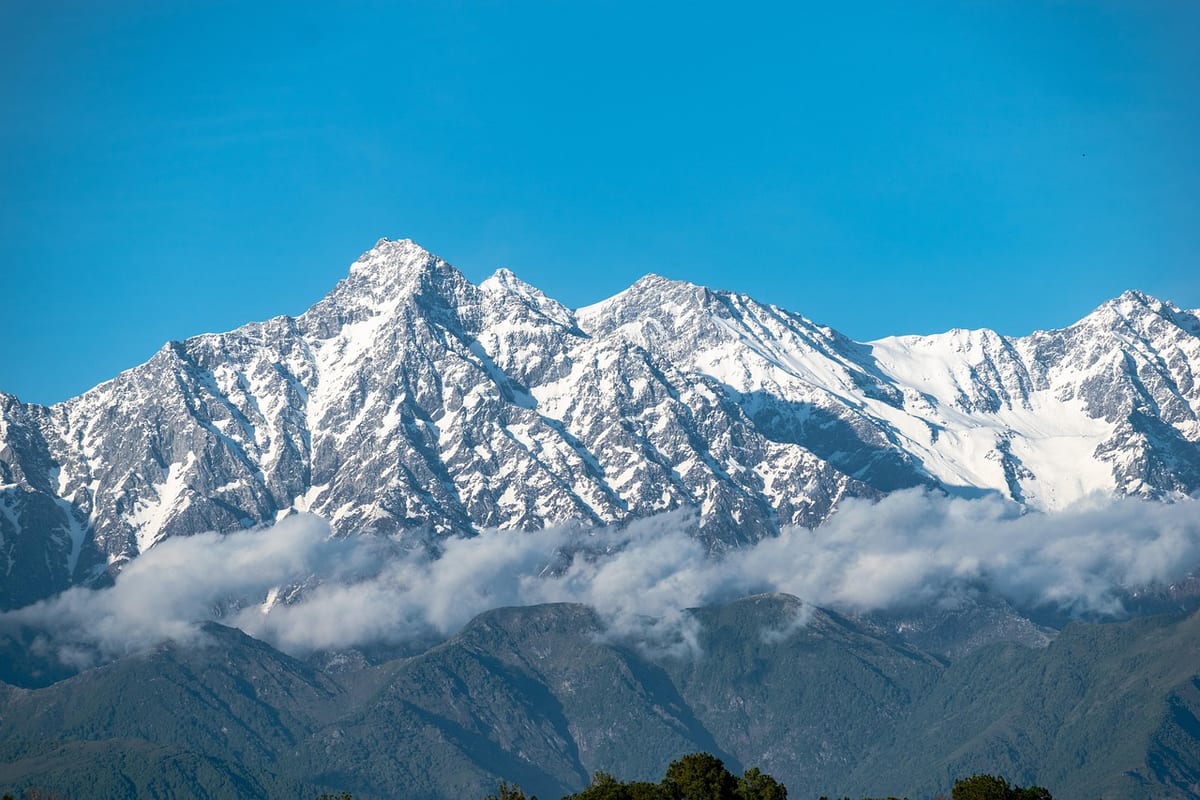 mountain, summit, peak, snow, scenic, clouds, nature, india, india, india, india, india, india