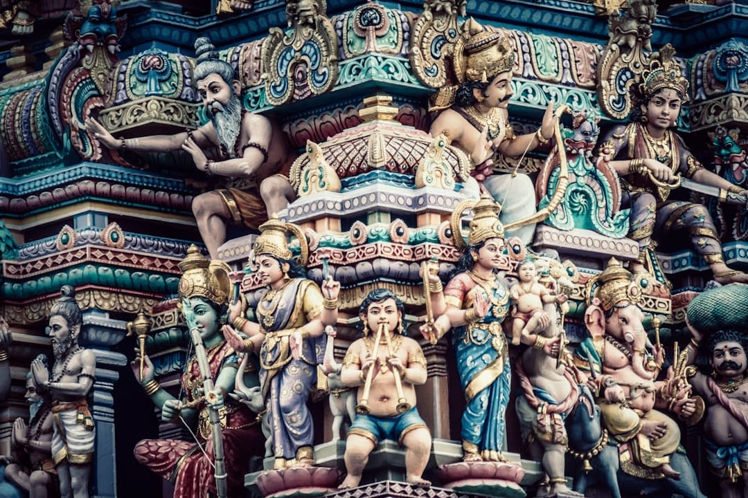 Hindu deity statues at an Indian temple — daily rashifal horoscope