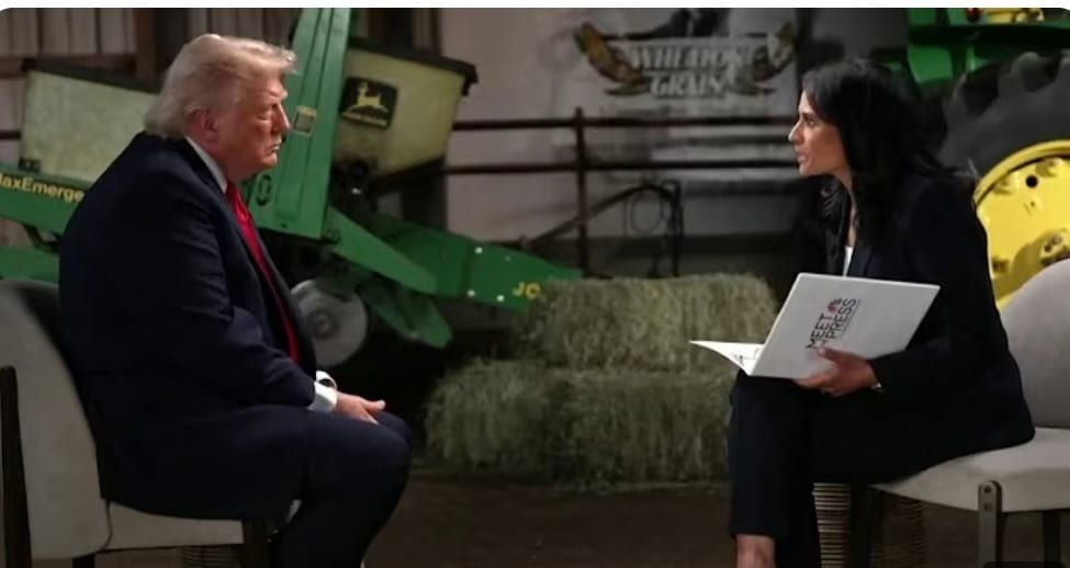Donald Trump Storms Off Meet The Press With Kristen Welker