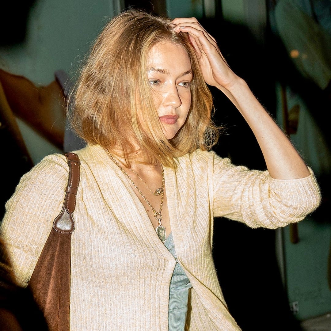 Gigi Hadid's Necklace Literally Says 'G Loves B' For Bradley Cooper