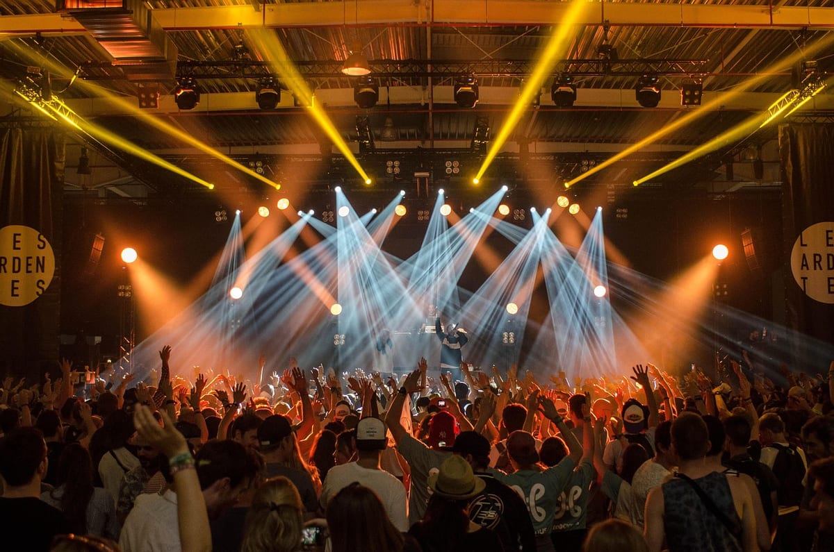 audience, band, concert, crowd, festival, lights, music, musicians, people, performance, stage, stage lights, event, live event, celebration, concert, concert, concert, concert, concert, festival, music, music, music, music, stage, event, event, event