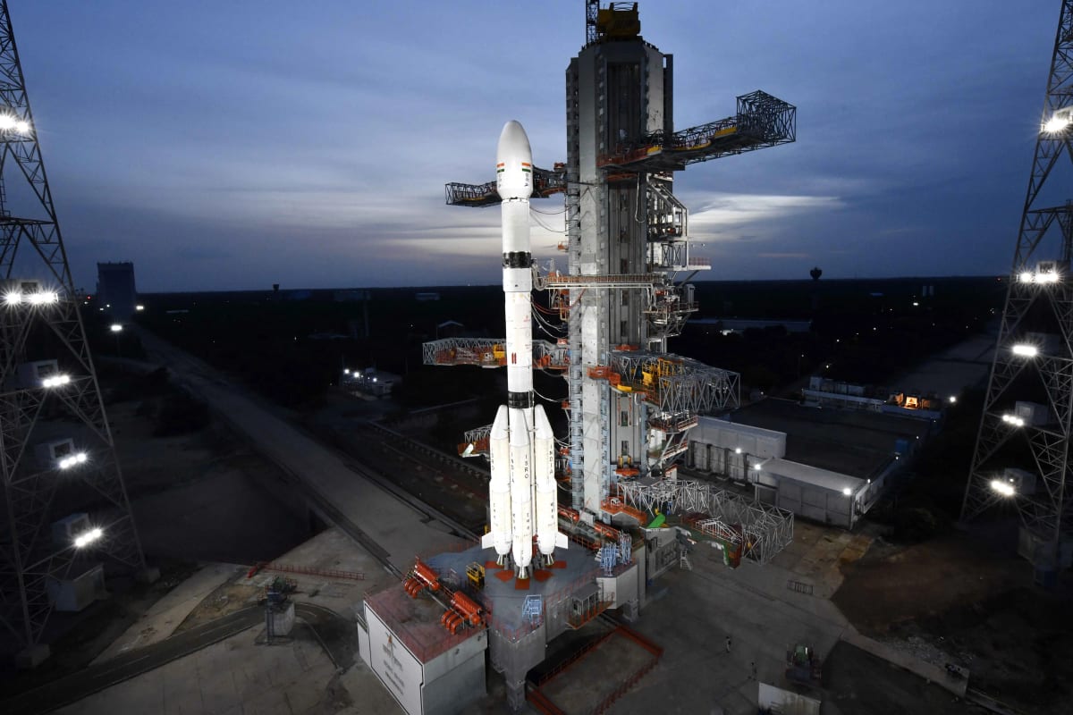 Image of GSLV Mk II (F17) for EOS-05 (GISAT-1A) Mission