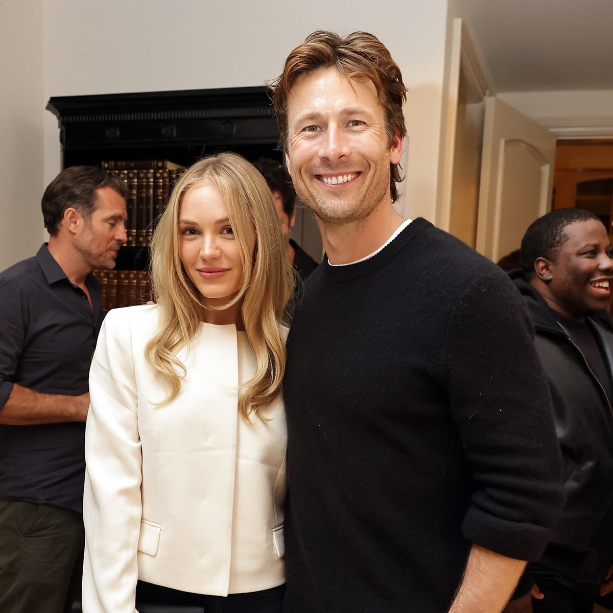 Michelle Randolph Soft Launches Glen Powell Romance with Dog Brisket Cameo