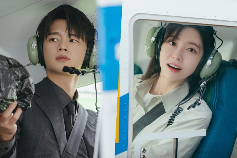Seo In Guk And Park Ji Hyun's Awkward Helicopter Ride Sparks Romance