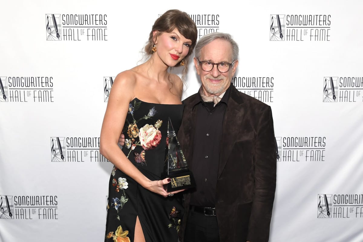 Steven Spielberg Hails Taylor Swift 'Singular' at Hall of Fame