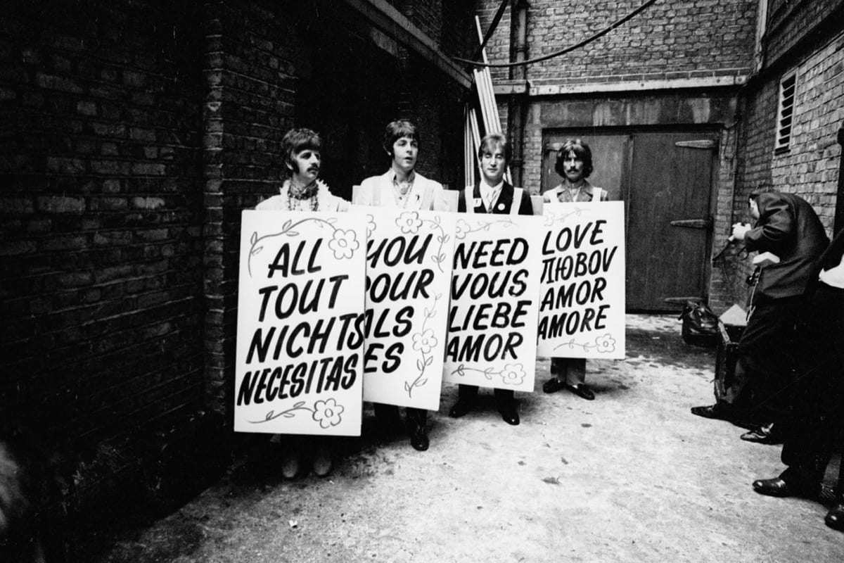 The Beatles Mark Global Beatles Day With 'All You Need Is Love' Colorized Clip