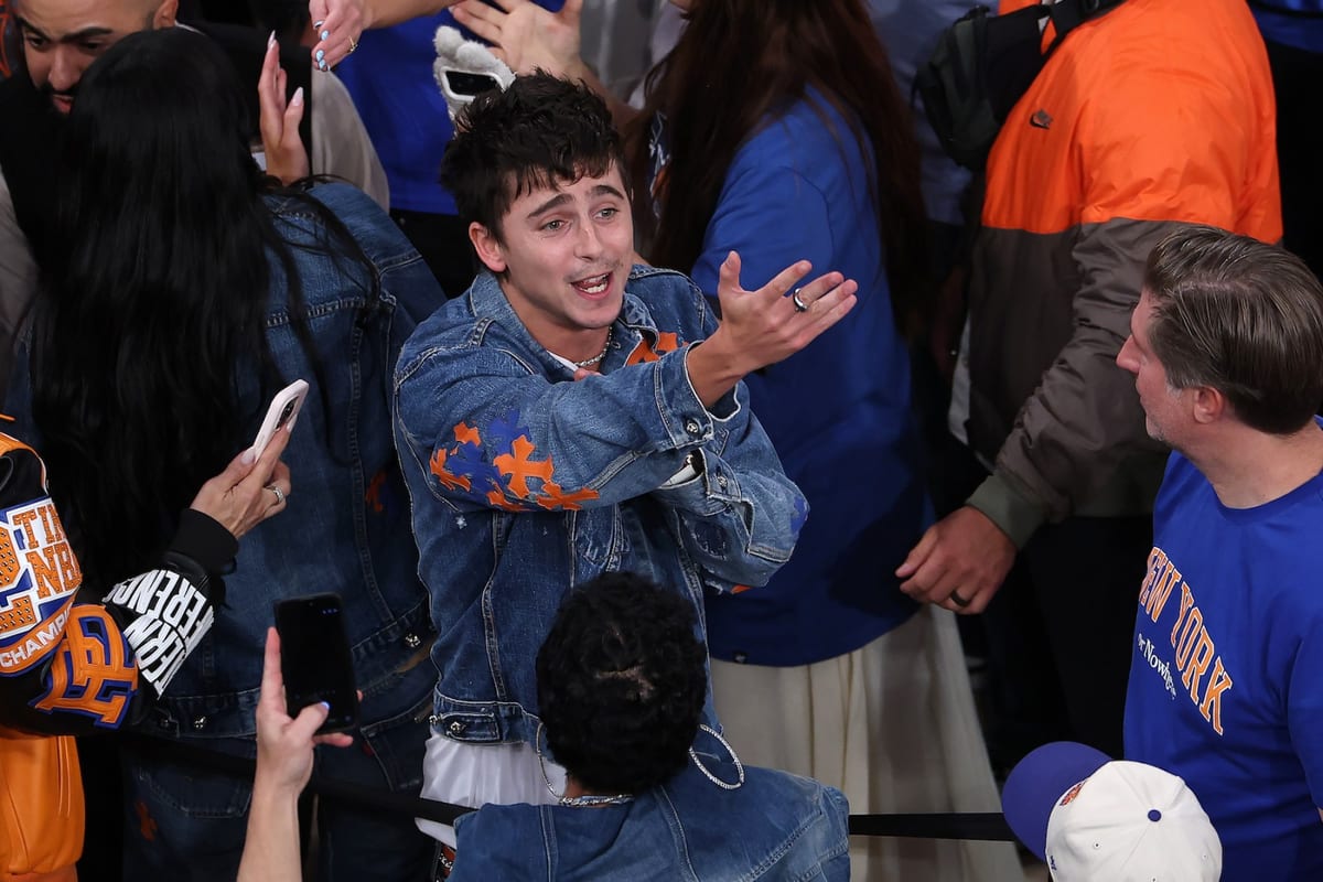 Timothée Chalamet, Taylor Swift Lose It Over Historic Knicks Win